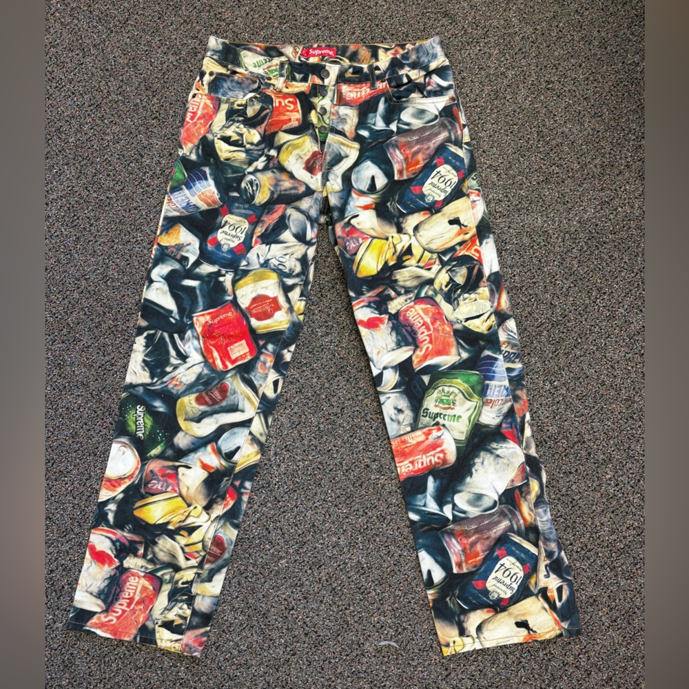 Supreme “Can” Regular Jeans Classic Fit Denim